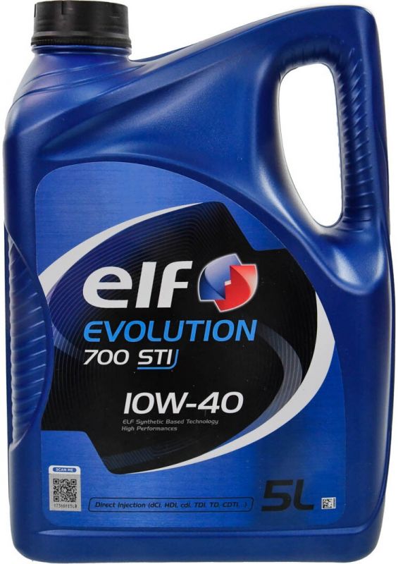 Олива моторна ELF Evolution 700 STI 10W-40 5л (12-5 STI) (216667)