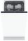Посудомийна машина Gorenje вбудовувана, 11компл., D, 45см, інвертор, 3й кошик, білий