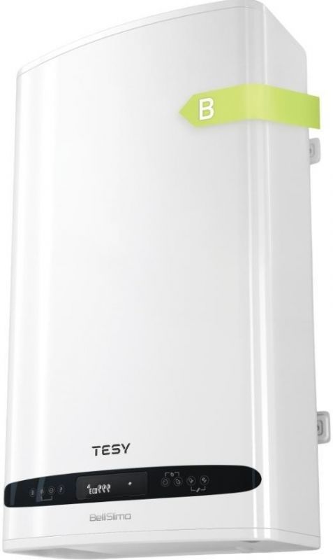 Водонагрівач електр. TESY Bellislimo Cloud плаский GCR 502722 E31 ECW Wi-Fi, 50л, 2,2кВт, ун. монтаж, електр. кер-ння, B, білий