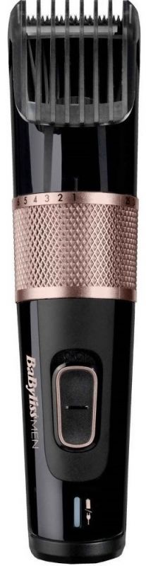 Машинка для стриження  Babyliss, мережа+акум., вібраційний мотор, насадок-1, сталь, чорно-коричневий