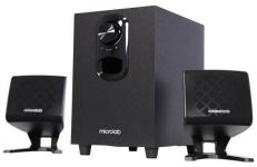 Акустична система MICROLAB M-108 2.1, 11W, mini-jack, чорний