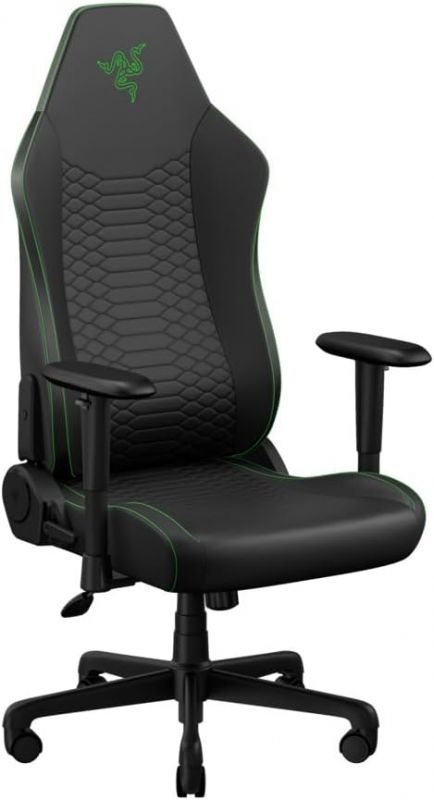 Крісло Razer Iskur V2 X NewGen, EPU шкіра з CoolTouch™, 2D-Armrests, чорно-зелений