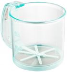 Кружка-сито ARDESTO Fresh, 9.5см, пластик, блакитний
