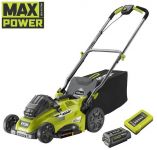 Газонокосарка акумуляторна Ryobi Max Power RLM36X41H50G 36В акб 1х5А·год 40см 45л 20-70мм 18.5кг