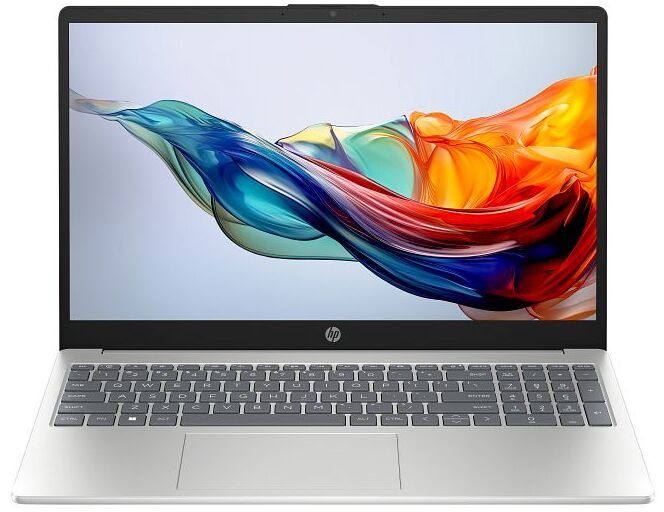 Ноутбук HP 15-fc0331ua 15.6" FHD IPS AG, AMD R7-7730U, 16GB, F512GB, UMA, DOS, сріблястий