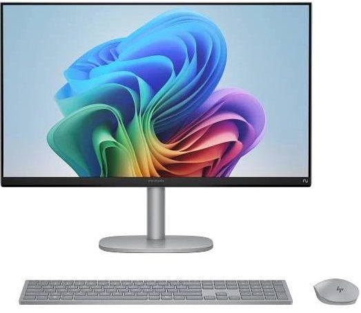 Комп'ютер персональний моноблок HP OmniStudio X 27" UHD IPS, Intel U7-256V, 16GB, F1TB, UMA, WiFi, кл+м, Win11, сріблястий