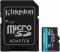 Карта пам'яті Kingston microSD   64GB C10 UHS-I U3 A2 V30 R200/W100MB/s + SD