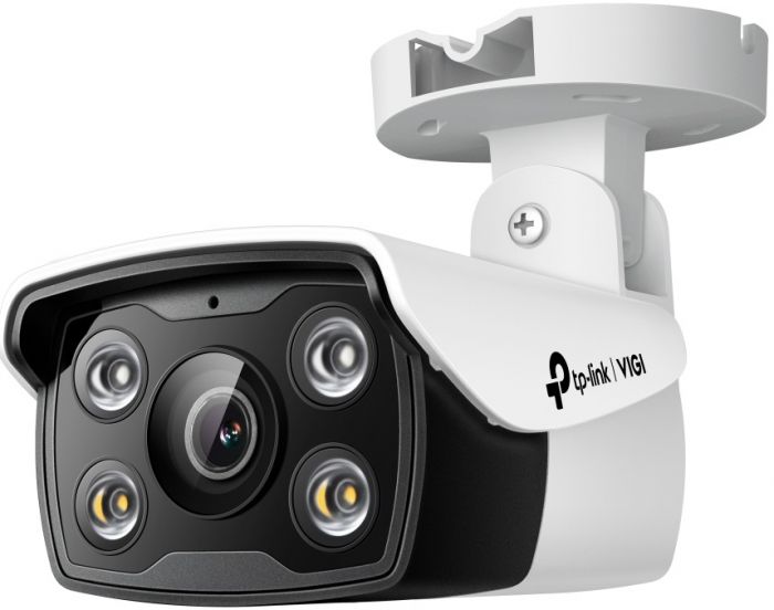 IP-Камера TP-LINK VIGI C340-2,8, PoE, 4Мп, 2,8 мм, H265+, IP66, Bullet, кольорове нічне бачення, зовнішня