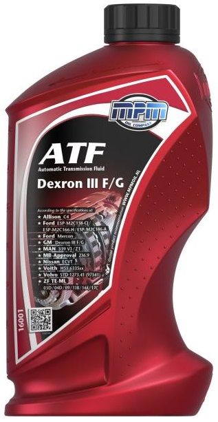 Олива трансмісійна MPM F/G 10W ATF Dexron III 1л (16001)