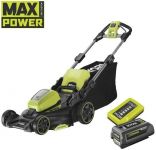 Газонокосарка акумуляторна Ryobi Max Power RY36LM40A-140 36В акб 1х4А·год 40см 50л 25-75мм 18.6кг