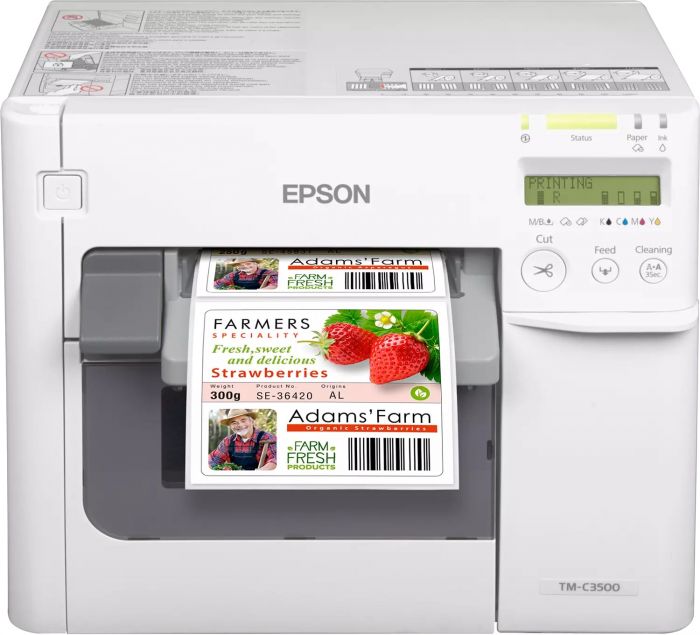 Принтер етикеток ink color 112 mm Epson TM-C3500 103 mmps USB Ethernet