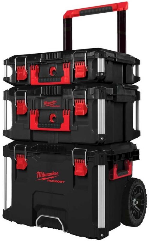 Модульна система для інструменту Milwaukee Packout, на коліщатках, 3 ящики модуля, 47х56х100см