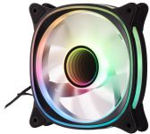 Корпусний вентилятор 2E GAMING Air Cool X Fan ACF120XB-ARGB, 120мм, 1200rpm, 3pin, 3pin +5VARGB, 20,4dBa, чорний