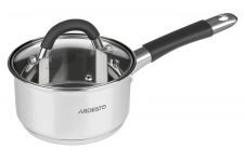 Ківш зі скляною кришкою ARDESTO Gemini Salerno, 1.6л, нержавіюча сталь, силікон