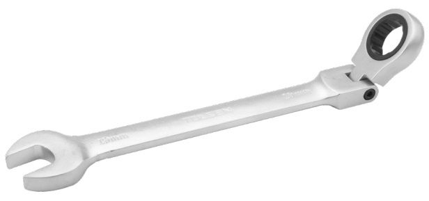 Ключ гайковий Tolsen, комбінований, храповий механізм, CrV, 228мм, 17мм