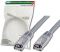 Патч-корд DIGITUS CAT 5e SF-UTP, 0.5м, AWG 26 / 7, Cu, PVC, сірий