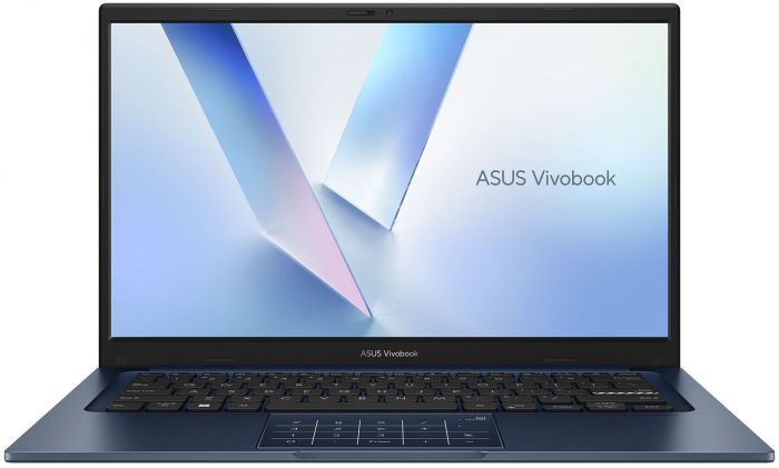 Ноутбук ASUS Vivobook 14 X1404VA-EB1527 14" FHD IPS, Intel 3 100U, 16GB, F512GB, UMA, NoOS, Блакитний
