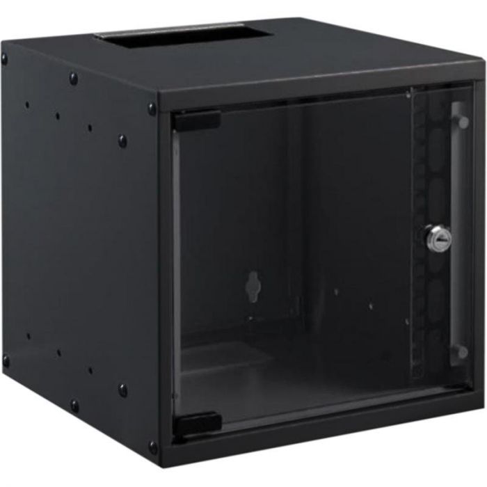 Шафа MIRSAN 10", 6U, SOHO, 306x300 мм, максимально 30 кг, чорна
