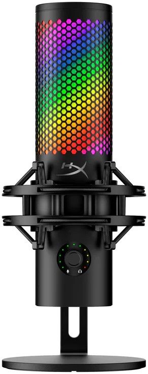 Мікрофон геймінговий HyperX QuadCast 2 S, Omni/Uni/Bi, USB-A, 3м, NGenuity, RGB, чорний