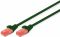 Патч-корд DIGITUS CAT 6 UTP, 0.25м, AWG 26/7, Cu, LSZH, зелений