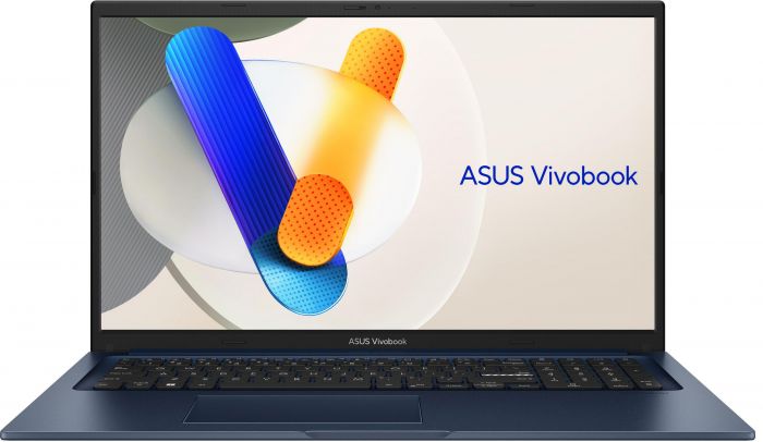 Ноутбук ASUS Vivobook 17 X1704VA-AU891 17.3" FHD IPS, Intel i3-1315U, 16GB, F512GB, UMA, NoOS, Блакитний