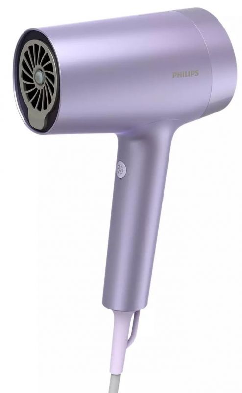 Фен Philips 7000 Series, 1800Вт, 3 режими, дифузор, іоніз-я, хол. обдув, турбо, фіолетовий