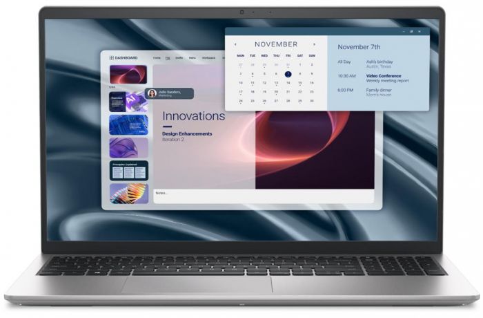 Ноутбук Dell Pro 15 Essential 15.6" FHD AG, Intel i7-1355U, 16GB, F512GB, UMA, Lin, сріблястий, US клавіатура
