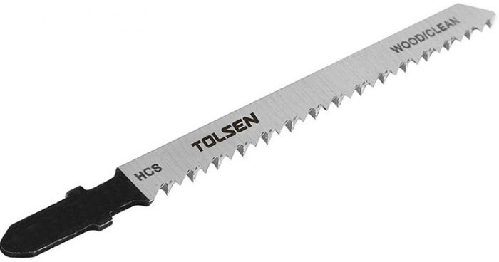 Полотно пиляльне для електролобзика Tolsen  по дереву, набір 5шт, T101B, 10TPI, 100мм
