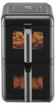 Мультипіч Sencor Dual Vita Fryer, 3000Вт, чаша-5.8+5.8л, сенсорне керув., 2 чаши, з віконцем, гриль, пластик, чорний