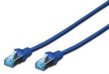 Патч-корд DIGITUS CAT 5e SF-UTP, 3м, AWG 26/7, Cu, PVC, синій