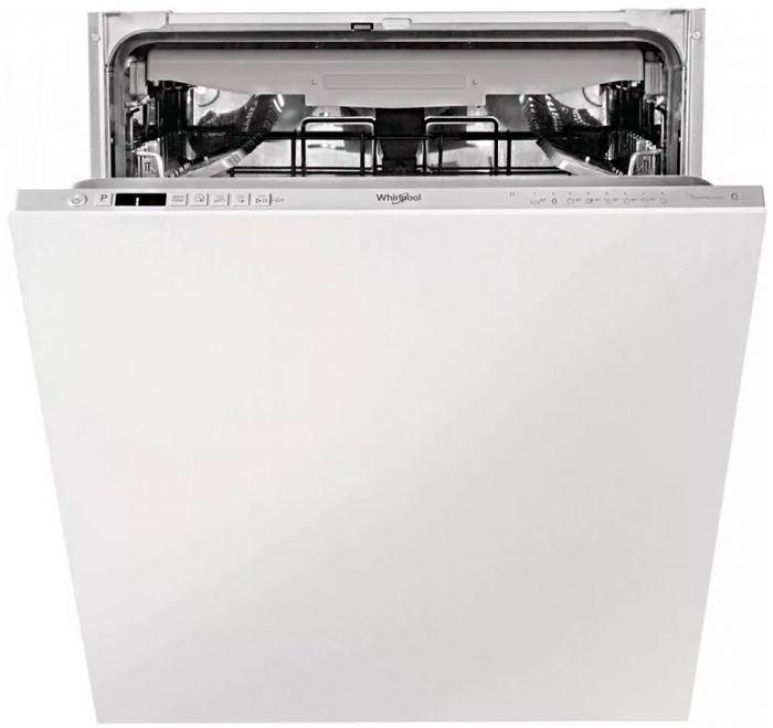 Посудомийна машина Whirlpool вбудована, 14компл., D, 60см, дисплей, інвертор, 3й кошик, білий