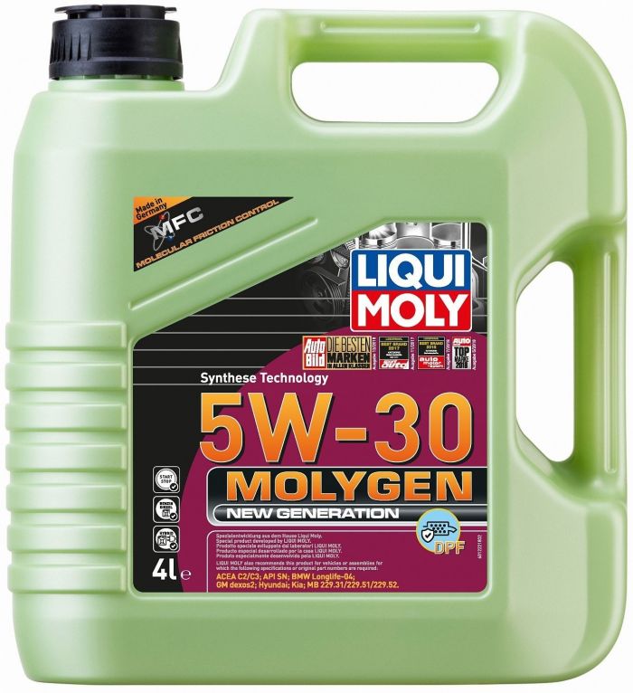 Олива моторна Liqui Moly Molygen New Generation DPF 5W-30 4л (21225)