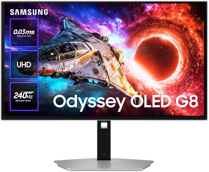 Монітор Samsung 32" Odyssey Gaming G80SH 2xHDMI, DP, USB, USB-C, OLED, 3840x2160, 240Hz, 0.03ms