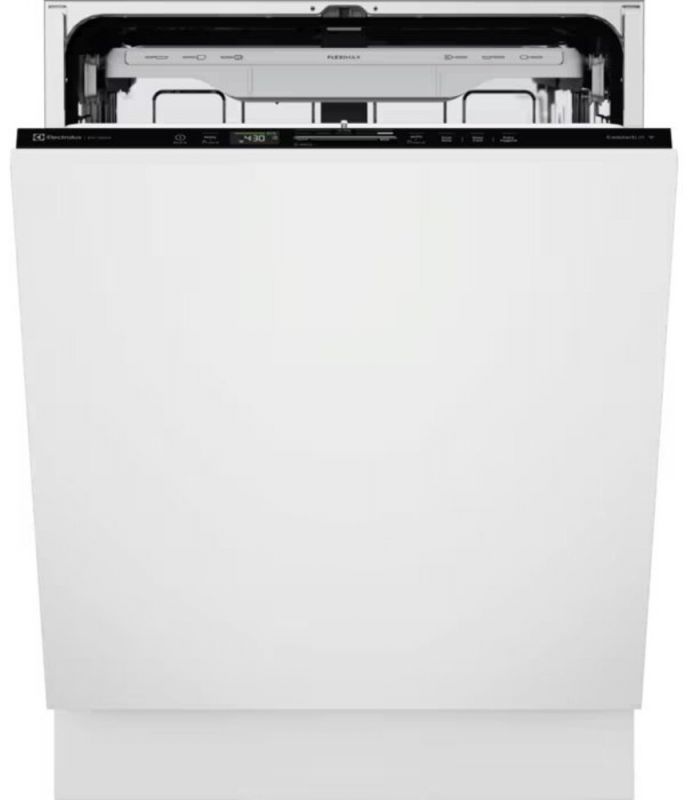Посудомийна машина Electrolux вбудована, 14компл., А, 60см, дисплей, інвертор, 3й кошик, ComfortLift, чорний