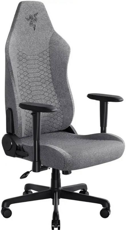 Крісло Razer Iskur V2 X, тканина, 2D-Armrests, сірий світлий