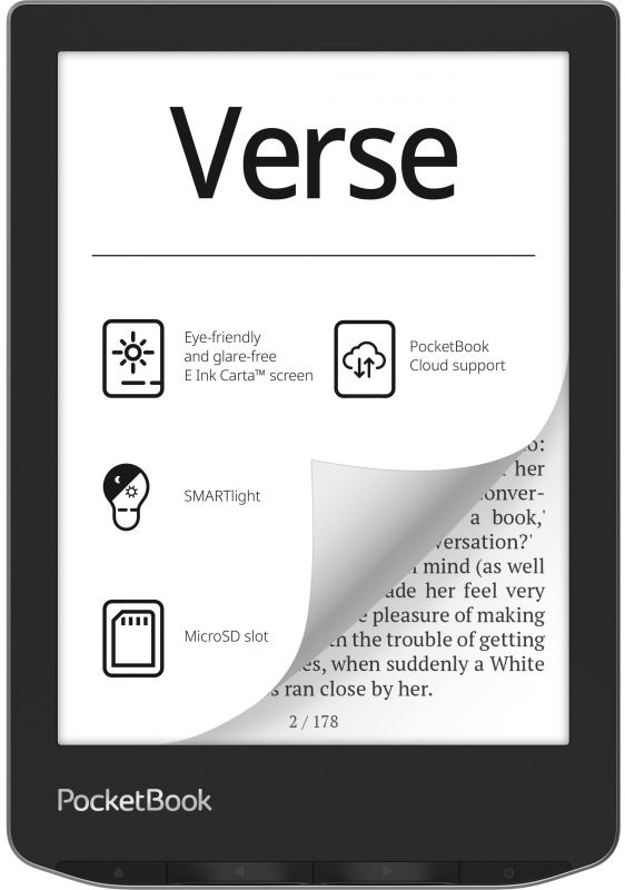 Електронна книга PocketBook 629 Verse, Mist Grey
