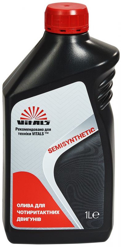 Олива для чотиритактних двигунів Vitals Semisynthetic API SL/CF 1л