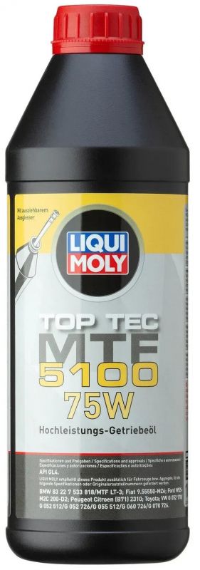 Олива трансмісійна Liqui Moly Top Tec 5100 75W MTF GL-4 DSG 1л (LQ 20842) (20842)