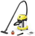 Пилосос професійний акумуляторний  Karcher WD 3-18 S V-17/20 18В 110мБар контейнер 17л без АКБ та ЗП