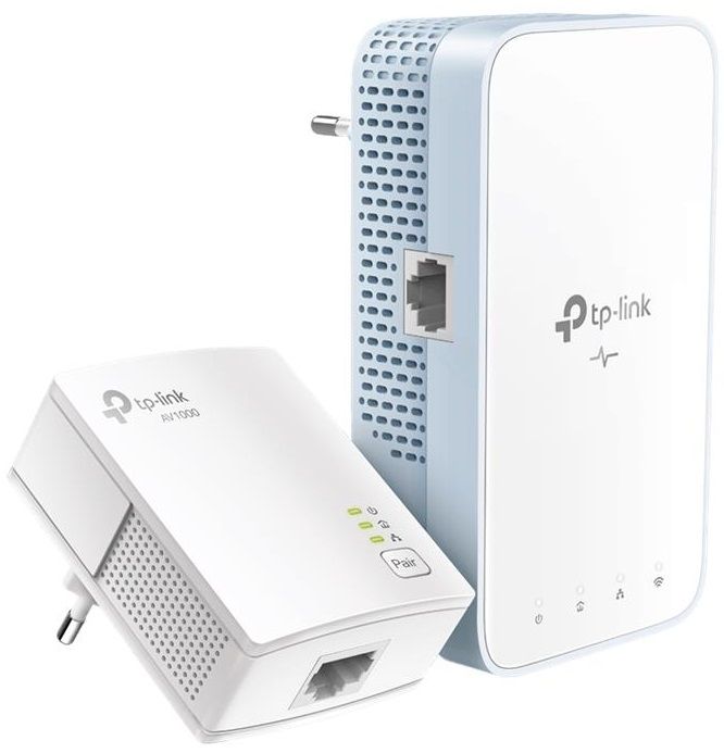 Адаптер Powerline TP-LINK TL-WPA7517KIT (TL-WPA7517 +  TL-PA7017) AC1200 AV1000 1xGE MESH